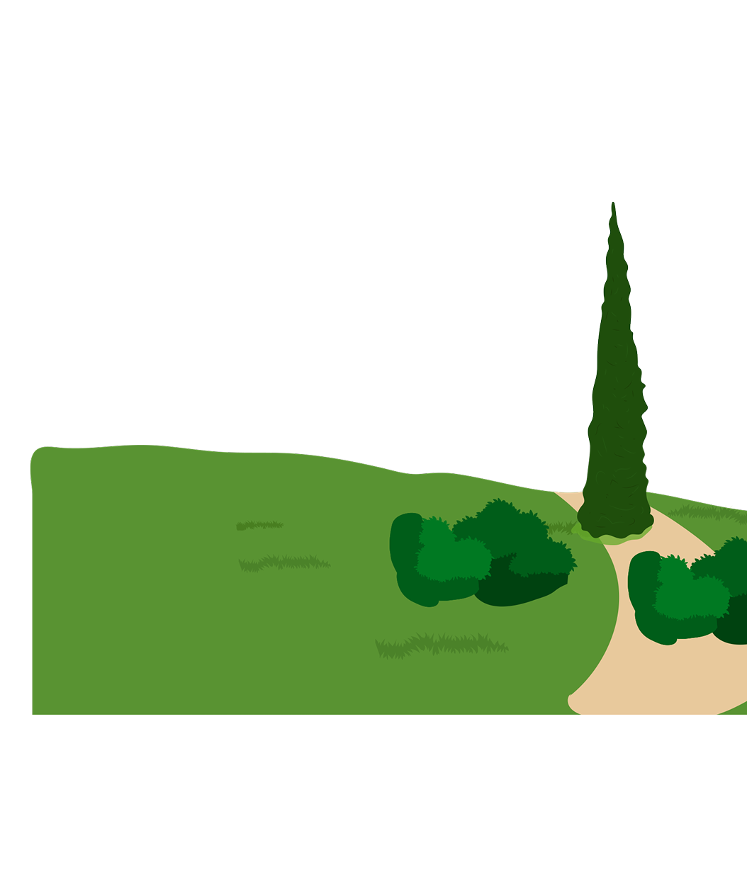 Hill Station Illustration